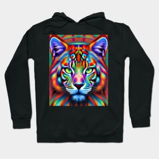 Kosmic Kitty (24) - Trippy Psychedelic Cat Hoodie